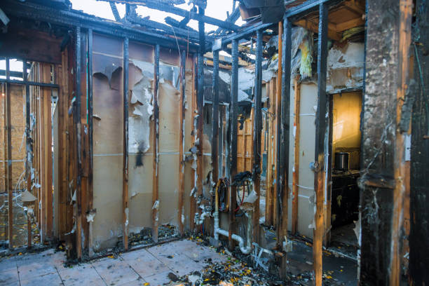 Professional Fire Damage Repair technician working in Wyoming, OH